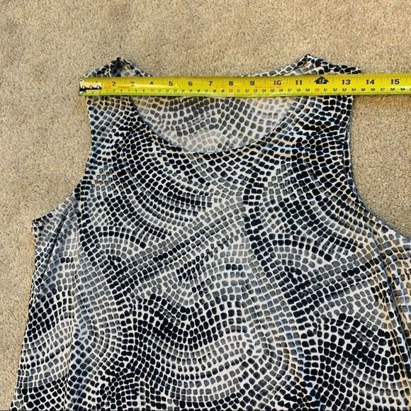 PETER Nygard sleeveless asymmetrical dress Sz M - Picture 8 of 9